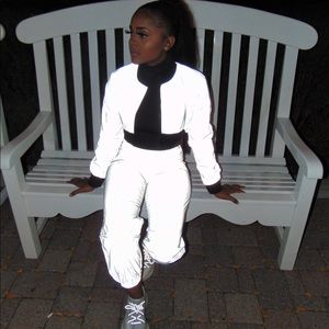 Reflective Crop Jacket